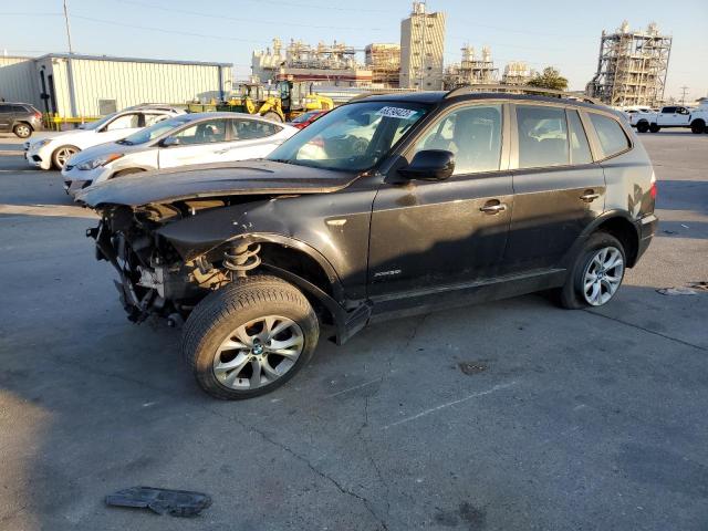 WBXPC9C47AWJ34806 - 2010 BMW X3 XDRIVE30I BLACK photo 1