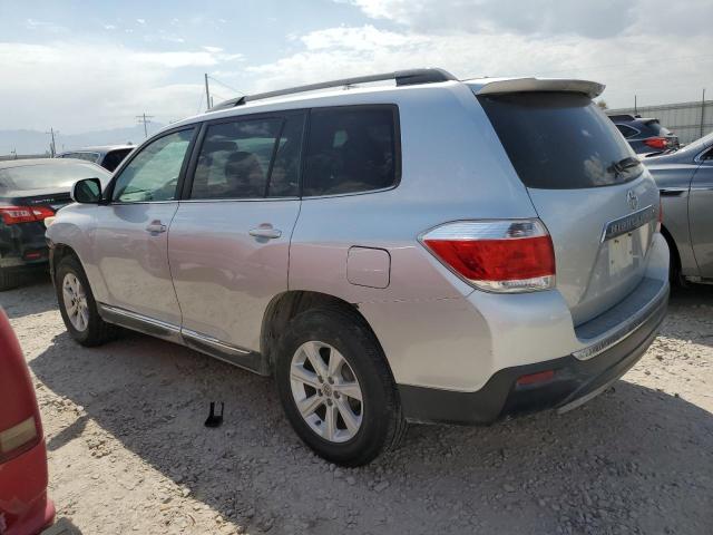5TDBK3EH3DS192827 - 2013 TOYOTA HIGHLANDER BASE SILVER photo 2