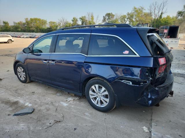 5FNRL5H66GB002142 - 2016 HONDA ODYSSEY EXL BLUE photo 2