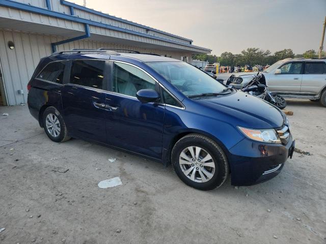 5FNRL5H66GB002142 - 2016 HONDA ODYSSEY EXL BLUE photo 4