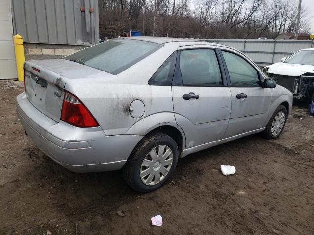 1FAFP34N76W157212 - 2007 FORD FOCUS ZX4 SILVER photo 3