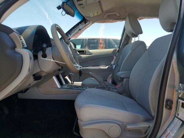 JF2SHABC7CH436804 - 2012 SUBARU FORESTER 2.5X GREEN photo 7