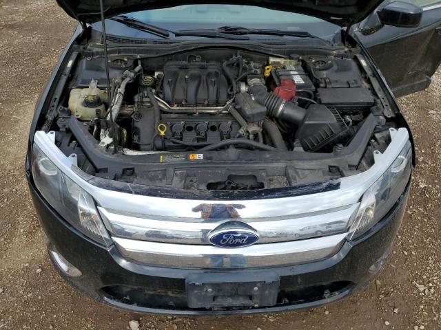 3FAHP0JG4CR142162 - 2012 FORD FUSION SEL BLACK photo 11