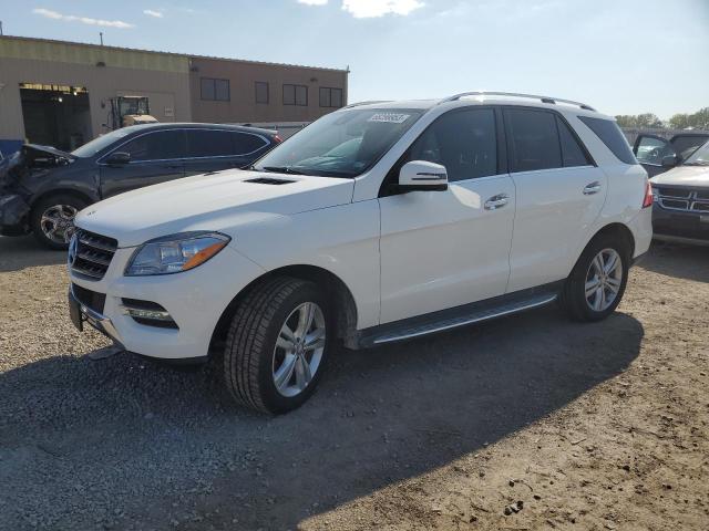 4JGDA5HB0FA607838 - 2015 MERCEDES-BENZ ML 350 4MATIC WHITE photo 1