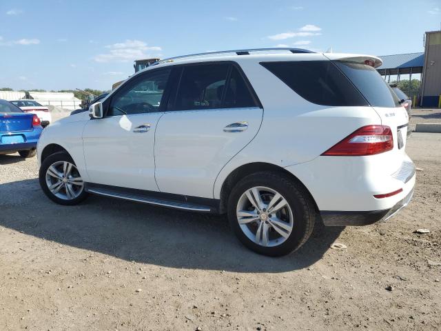 4JGDA5HB0FA607838 - 2015 MERCEDES-BENZ ML 350 4MATIC WHITE photo 2