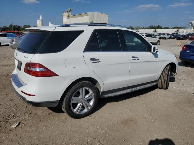 4JGDA5HB0FA607838 - 2015 MERCEDES-BENZ ML 350 4MATIC WHITE photo 3