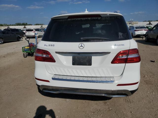 4JGDA5HB0FA607838 - 2015 MERCEDES-BENZ ML 350 4MATIC WHITE photo 6