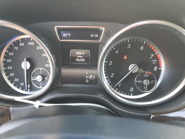 4JGDA5HB0FA607838 - 2015 MERCEDES-BENZ ML 350 4MATIC WHITE photo 9