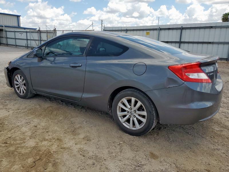 2HGFG3B81CH517836 - 2012 HONDA CIVIC EX GRAY photo 2
