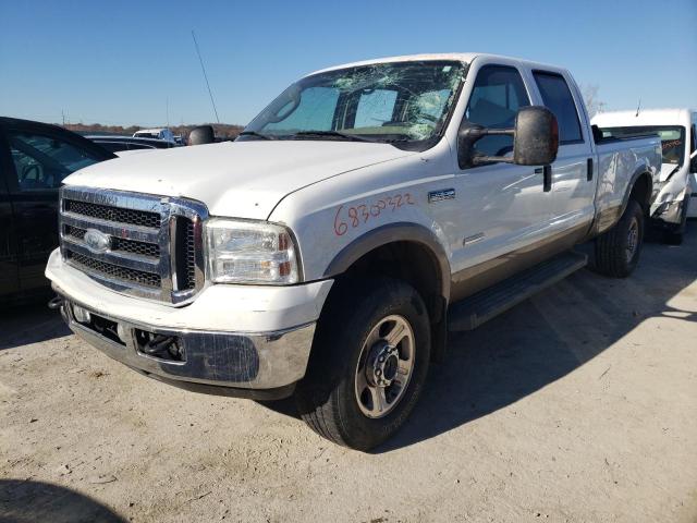 1FTWW31P36ED35142 - 2006 FORD F350 SRW SUPER DUTY WHITE photo 1