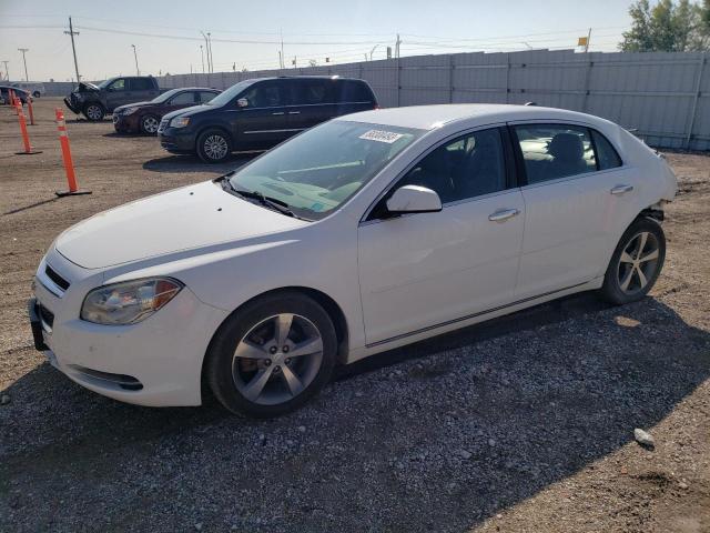 1G1ZC5E0XCF145285 - 2012 CHEVROLET MALIBU 1LT WHITE photo 1