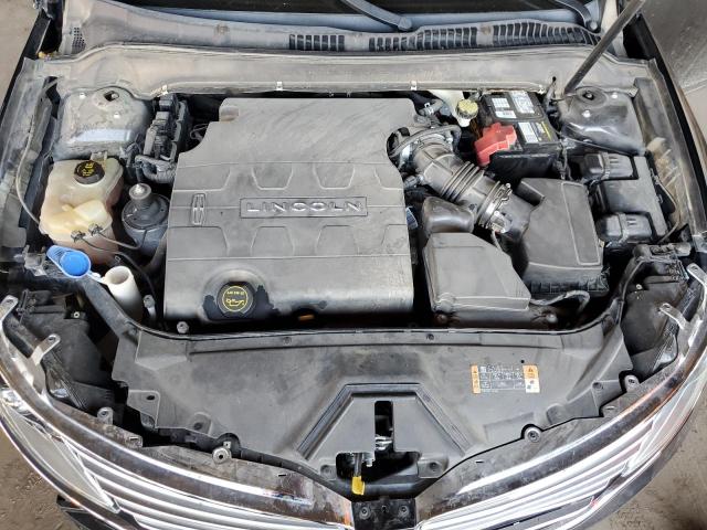 3LN6L2JK8ER823095 - 2014 LINCOLN MKZ BLACK photo 11