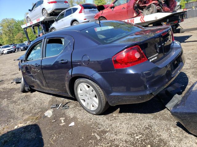 1C3CDZAB4CN158603 - 2012 DODGE AVENGER SE BLUE photo 2