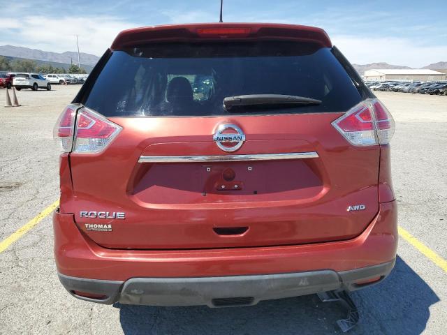 KNMAT2MV2GP655310 - 2016 NISSAN ROGUE S MAROON photo 6