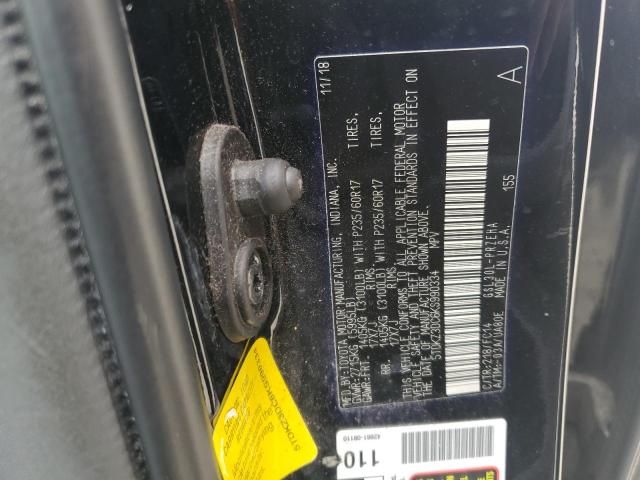 5TDKZ3DC6KS990334 - 2019 TOYOTA SIENNA LE BLACK photo 13