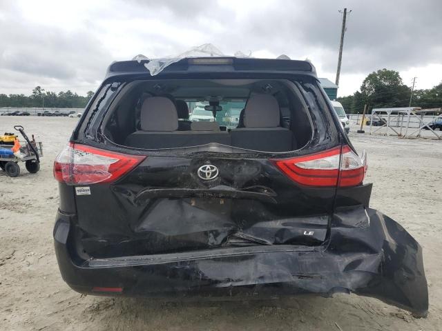 5TDKZ3DC6KS990334 - 2019 TOYOTA SIENNA LE BLACK photo 6