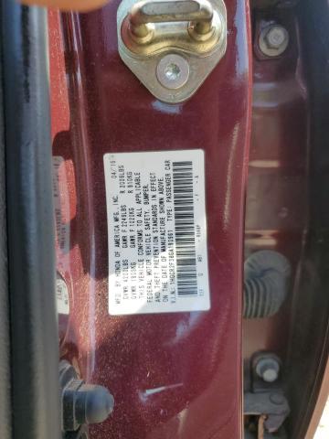 1HGCR2F38GA190961 - 2016 HONDA ACCORD LX RED photo 12