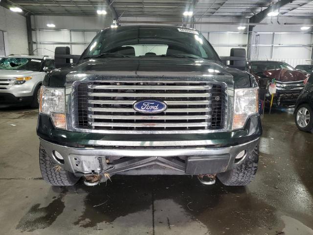 1FTFW1EF6CKD96617 - 2012 FORD F150 SUPERCREW GREEN photo 5