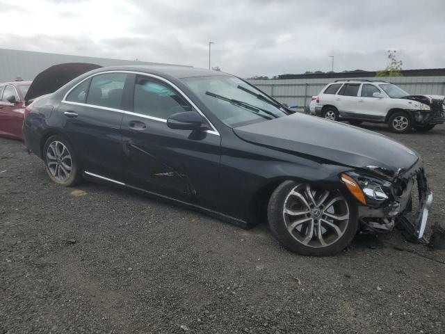 55SWF4KB0HU217753 - 2017 MERCEDES-BENZ C 300 4MATIC BLACK photo 4