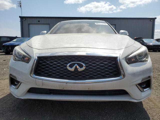 JN1EV7AR8KM552860 - 2019 INFINITI Q50 LUXE WHITE photo 5