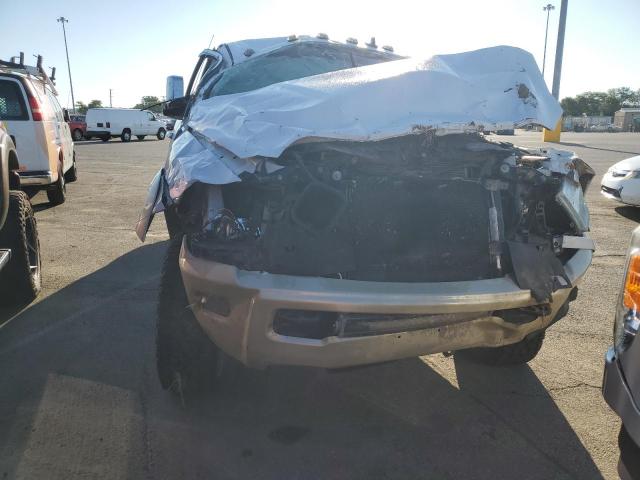 3C6UR5GL3DG590773 - 2013 RAM 2500 LONGHORN WHITE photo 5