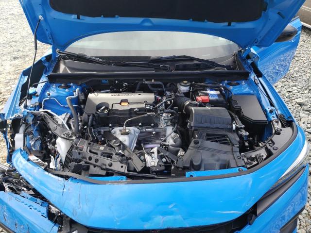 19XFL2H88NE021409 - 2022 HONDA CIVIC SPORT BLUE photo 11