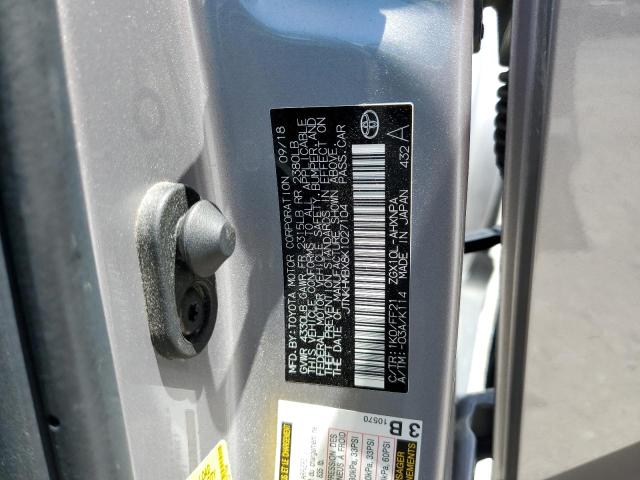 JTNKHMBX8K1027104 - 2019 TOYOTA C-HR XLE Gümüş fotoğraf 14