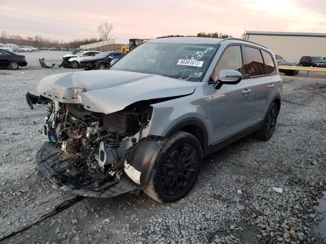 5XYP3DHC5MG181446 - 2021 KIA TELLURIDE EX GRAY photo 1