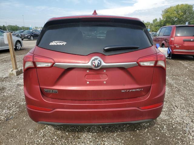 LRBFXBSA5KD017488 - 2019 BUICK ENVISION PREFERRED RED photo 6
