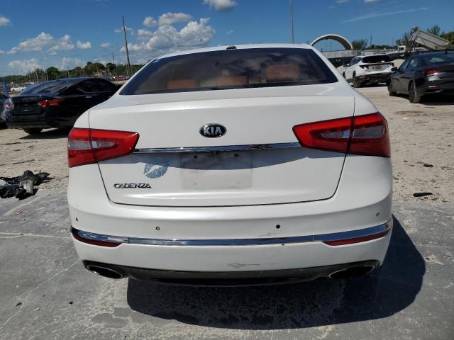 KNALN4D72F5171371 - 2015 KIA CADENZA PREMIUM WHITE photo 6