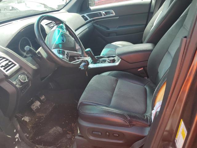 1FM5K8D86FGB49846 - 2015 FORD EXPLORER XLT CHARCOAL photo 7