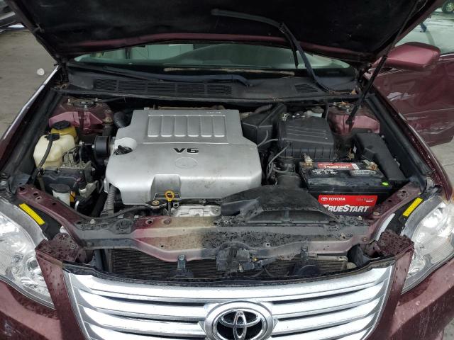 4T1BK36B49U347944 - 2009 TOYOTA AVALON XL ბურგუნდია ფოტო 11