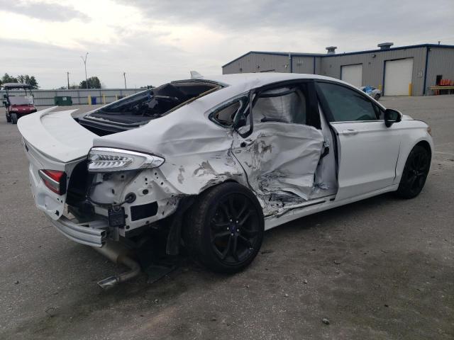 3FA6P0HD1LR231139 - 2020 FORD FUSION SE WHITE photo 3