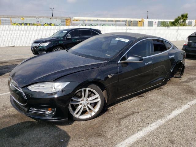 5YJSA1CN9DFP09942 - 2013 TESLA MODEL S შავი ფოტო 1