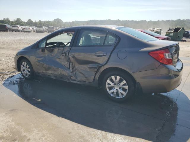 19XFB2F58CE063474 - 2012 HONDA CIVIC LX GRAY photo 2