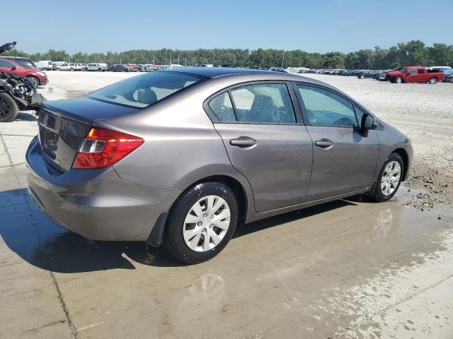 19XFB2F58CE063474 - 2012 HONDA CIVIC LX GRAY photo 3