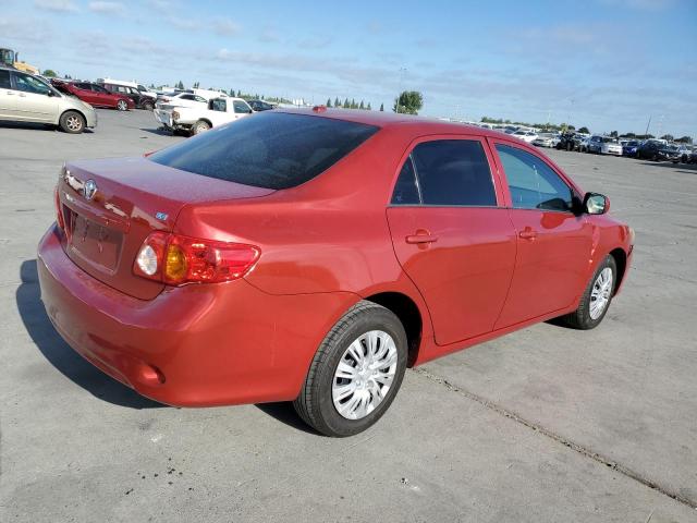 2T1BU4EE6AC525595 - 2010 TOYOTA COROLLA BASE RED photo 3