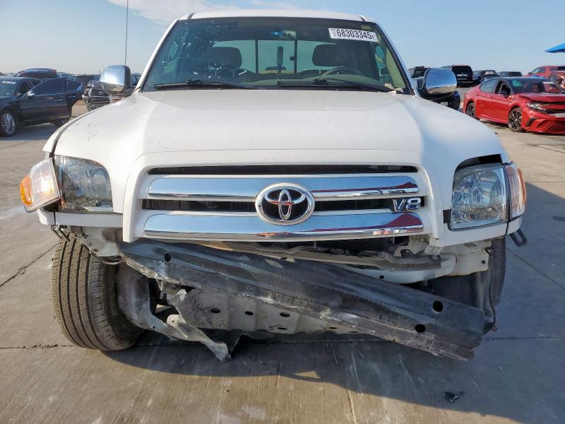 5TBRT34194S448977 - 2004 TOYOTA TUNDRA ACCESS CAB SR5 WHITE photo 5
