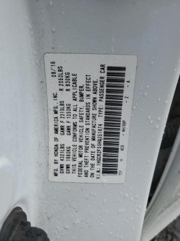 1HGCR2F55HA051874 - 2017 HONDA ACCORD SPORT 白色 照片 12