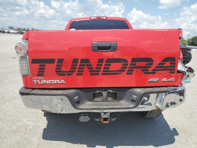 5TFUW5F17AX157952 - 2010 TOYOTA TUNDRA DOUBLE CAB SR5 RED photo 6