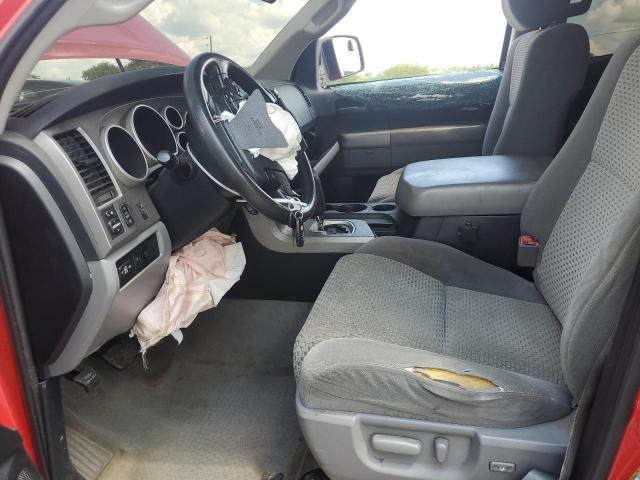 5TFUW5F17AX157952 - 2010 TOYOTA TUNDRA DOUBLE CAB SR5 RED photo 7