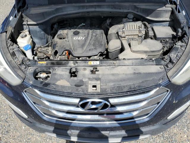 5XYZU3LB3DG045153 - 2013 HYUNDAI SANTA FE S BLUE photo 12