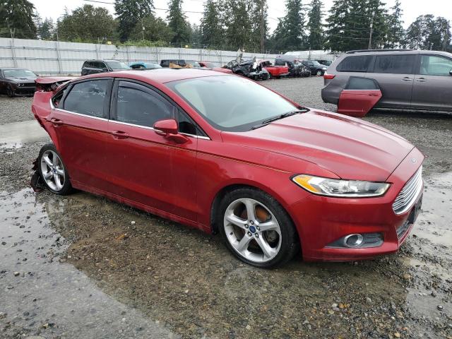 3FA6P0H72ER159090 - 2014 FORD FUSION SE RED photo 4