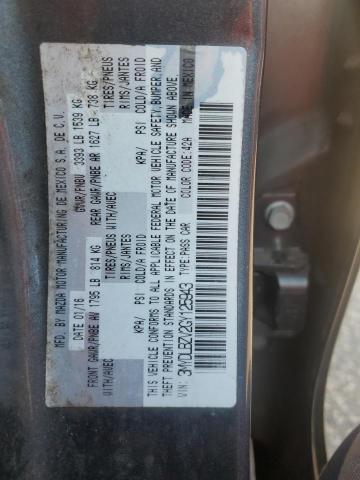 3MYDLBZV2GY125943 - 2016 TOYOTA SCION IA Grafit foto 12