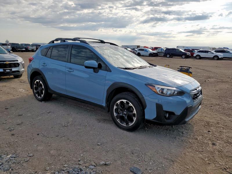 JF2GTAEC8M8325308 - 2021 SUBARU CROSSTREK PREMIUM TURQUOISE photo 4