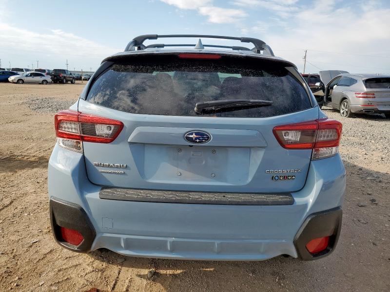JF2GTAEC8M8325308 - 2021 SUBARU CROSSTREK PREMIUM TURQUOISE photo 6