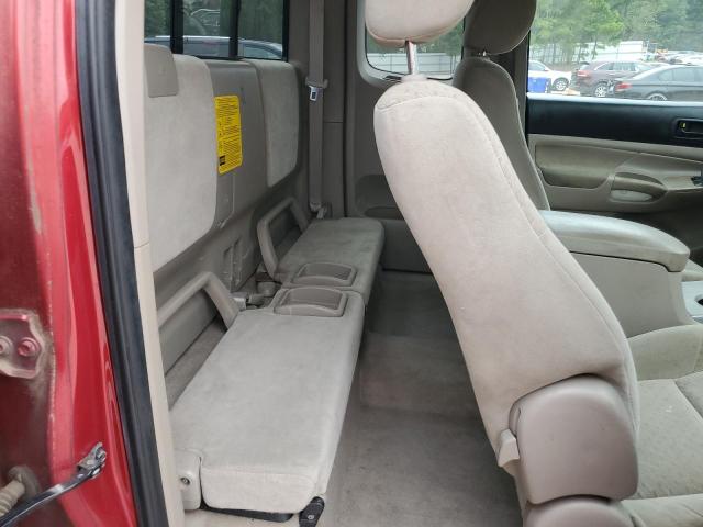 5TETX22N58Z536872 - 2008 TOYOTA TACOMA ACCESS CAB أحمر صورة 10