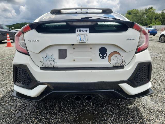 SHHFK7H43JU203163 - 2018 HONDA CIVIC SPORT Weiß Foto 6
