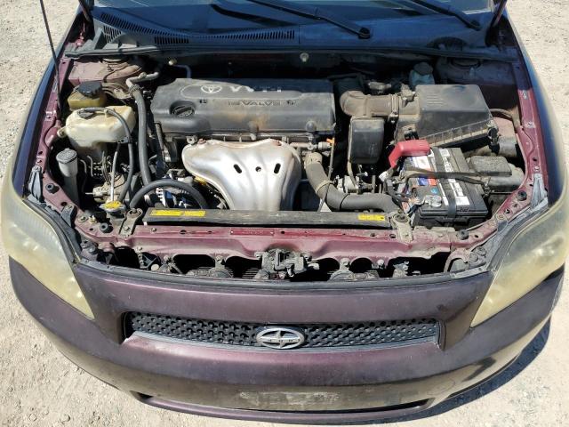 JTKDE167780241653 - 2008 TOYOTA SCION TC MAROON photo 11