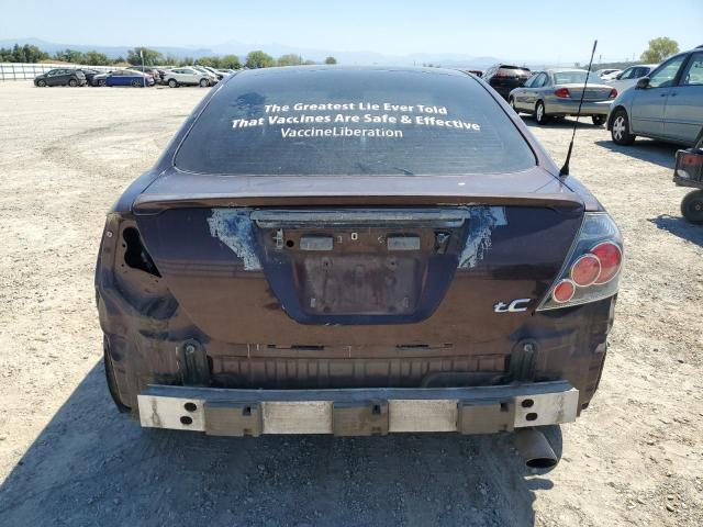 JTKDE167780241653 - 2008 TOYOTA SCION TC MAROON photo 6
